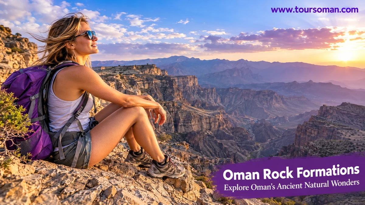 oman-rock-formations-jebel-shams-featured Oman rock formations and dramatic canyon scenery at sunset